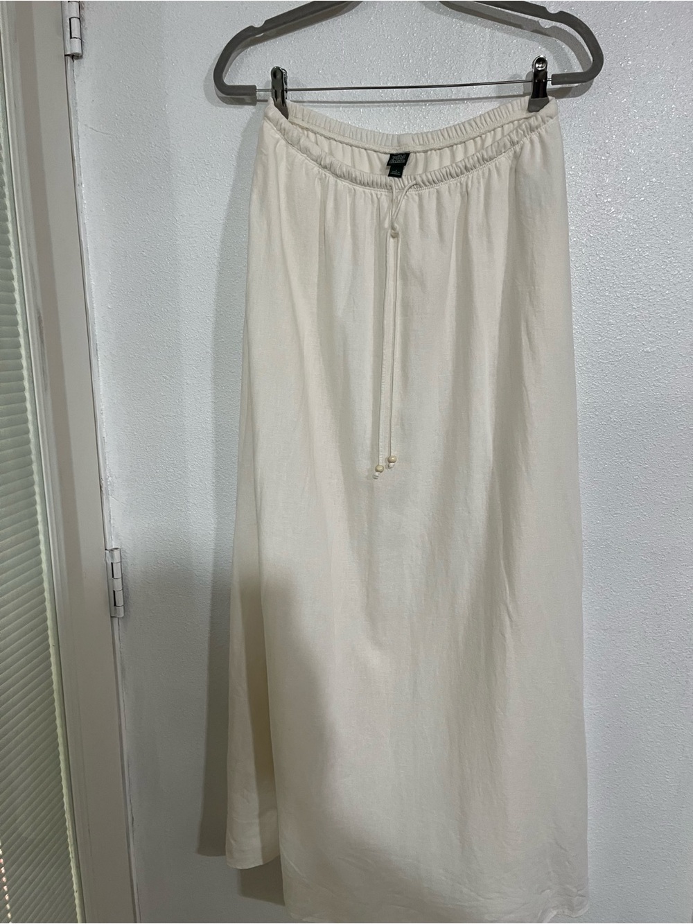 wild fable Cream Drawstring Midi Skirt